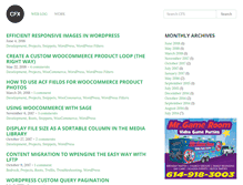 Tablet Screenshot of cfxdesign.com